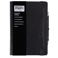 'A' Grade To Do List Notebook A5 - Black
